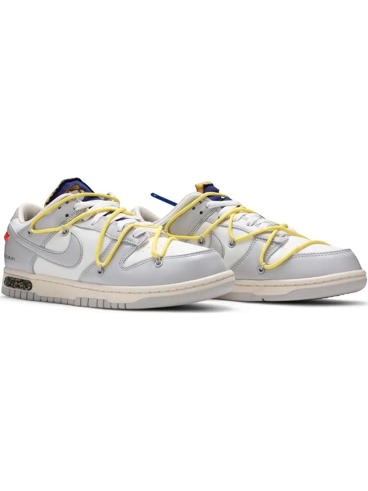 Кроссовки Nike Off-White x Dunk Low 'Lot 27 of 50' — изображение 8 из 8, белый