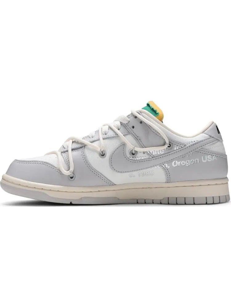 Кроссовки Nike Off-White x Dunk Low 'Lot 25 of 50' — изображение 3 из 8, белый