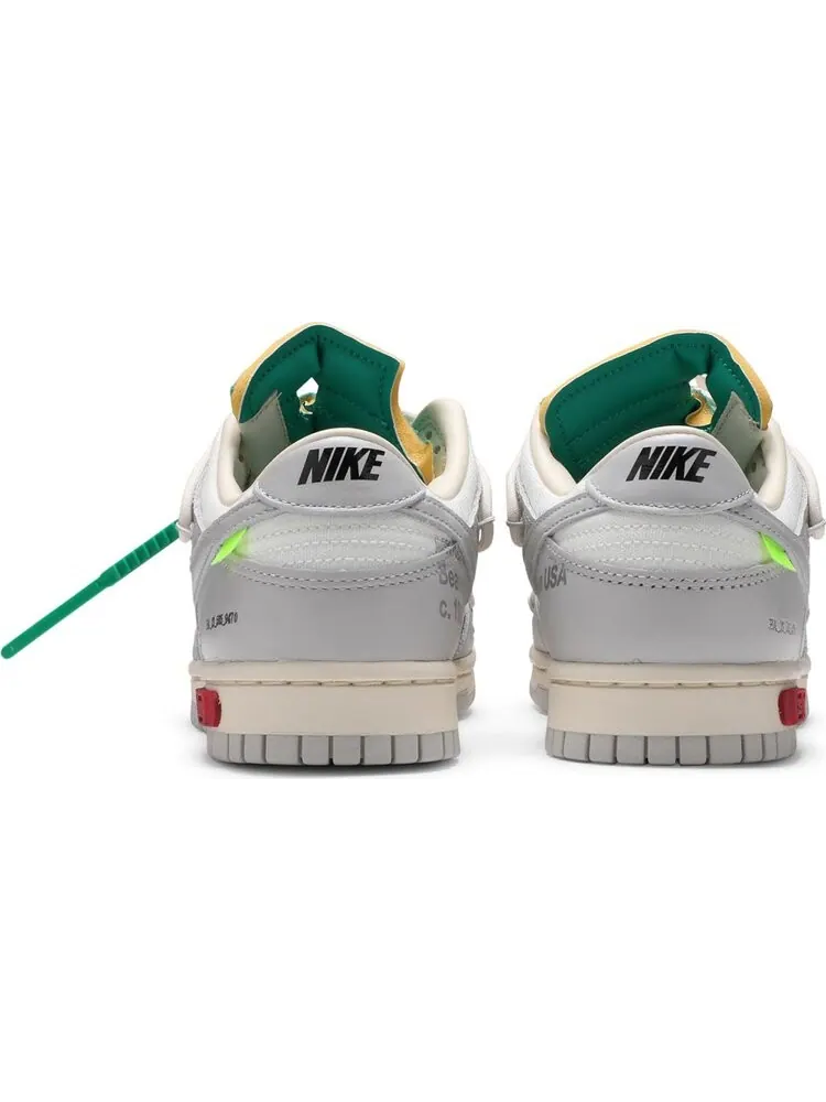 Кроссовки Nike Off-White x Dunk Low 'Lot 25 of 50' — изображение 6 из 8, белый