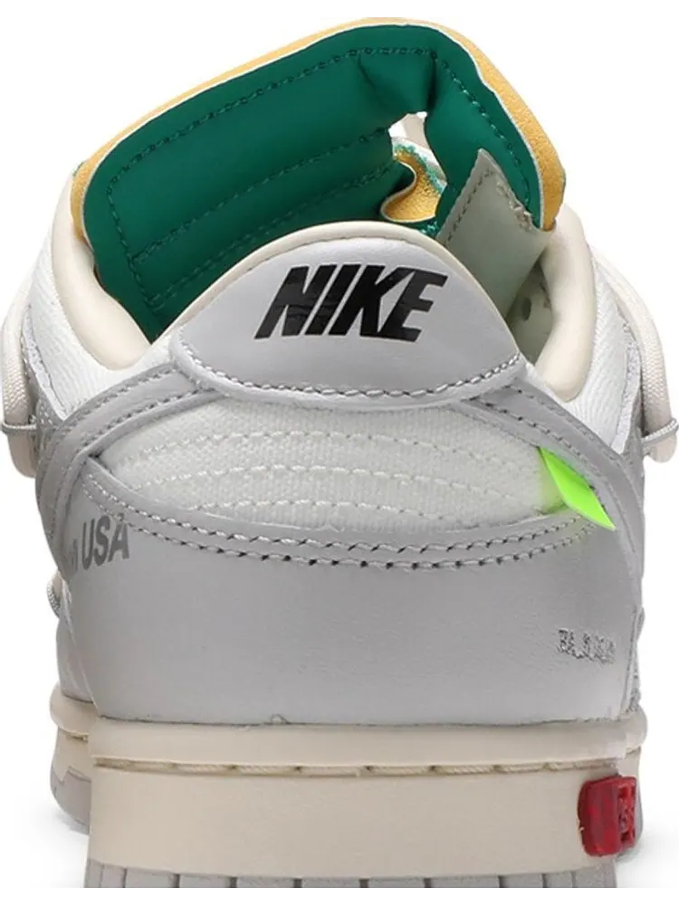 Кроссовки Nike Off-White x Dunk Low 'Lot 25 of 50' — изображение 7 из 8, белый