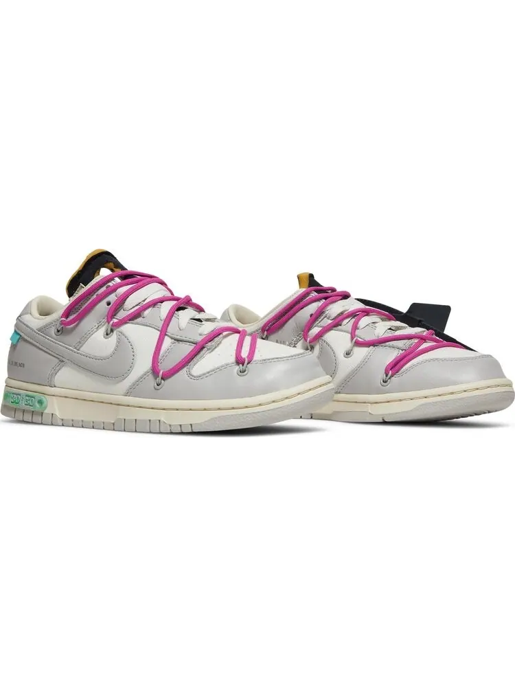 Кроссовки Nike Off-White x Dunk Low 'Lot 30 of 50' — изображение 8 из 8, белый