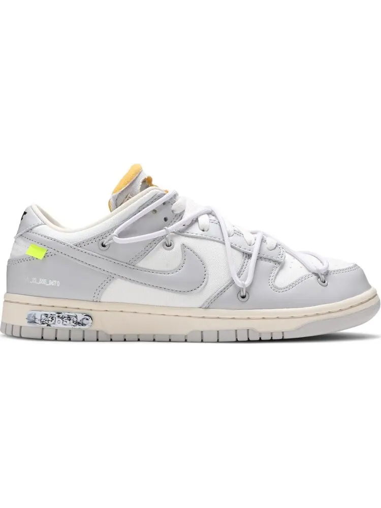 Кроссовки Nike Off-White x Dunk Low 'Lot 49 of 50' — изображение 1 из 8, белый
