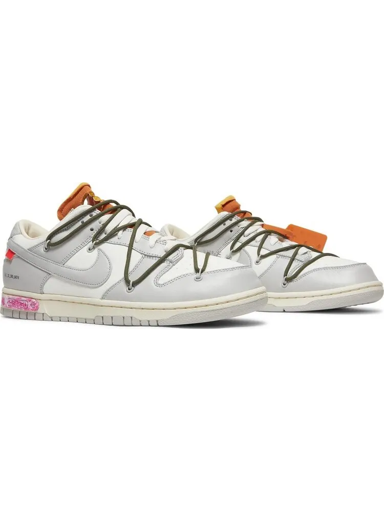 Кроссовки Nike Off-White x Dunk Low 'Lot 22 of 50' — изображение 8 из 8, белый