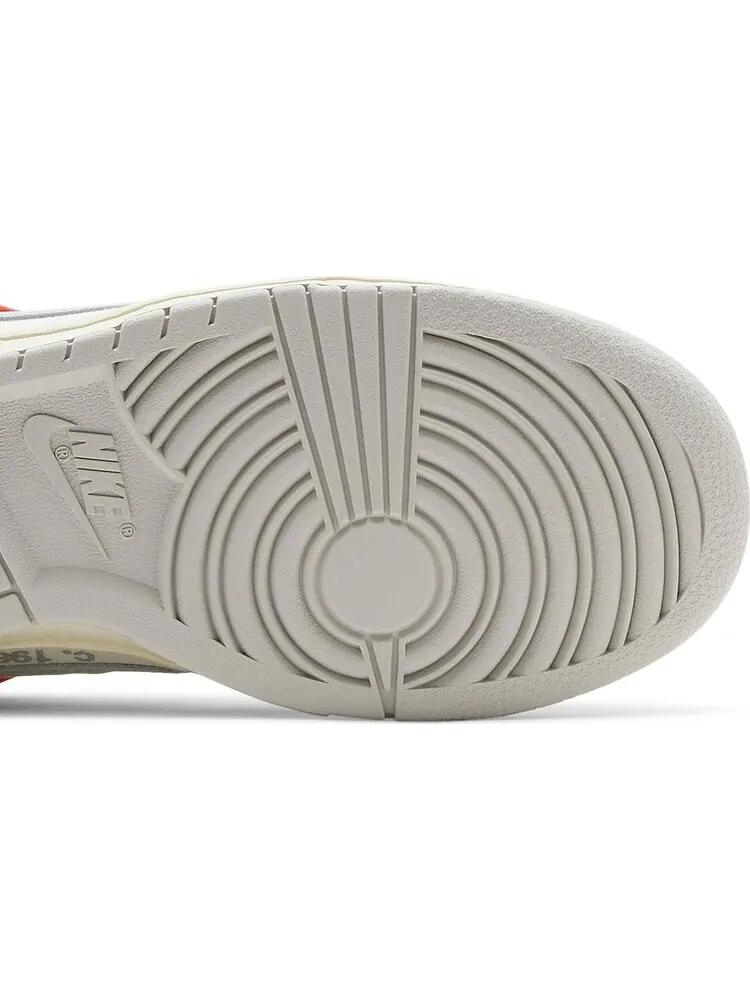 Кроссовки Nike Off-White x Dunk Low 'Lot 23 of 50' — изображение 5 из 8, белый