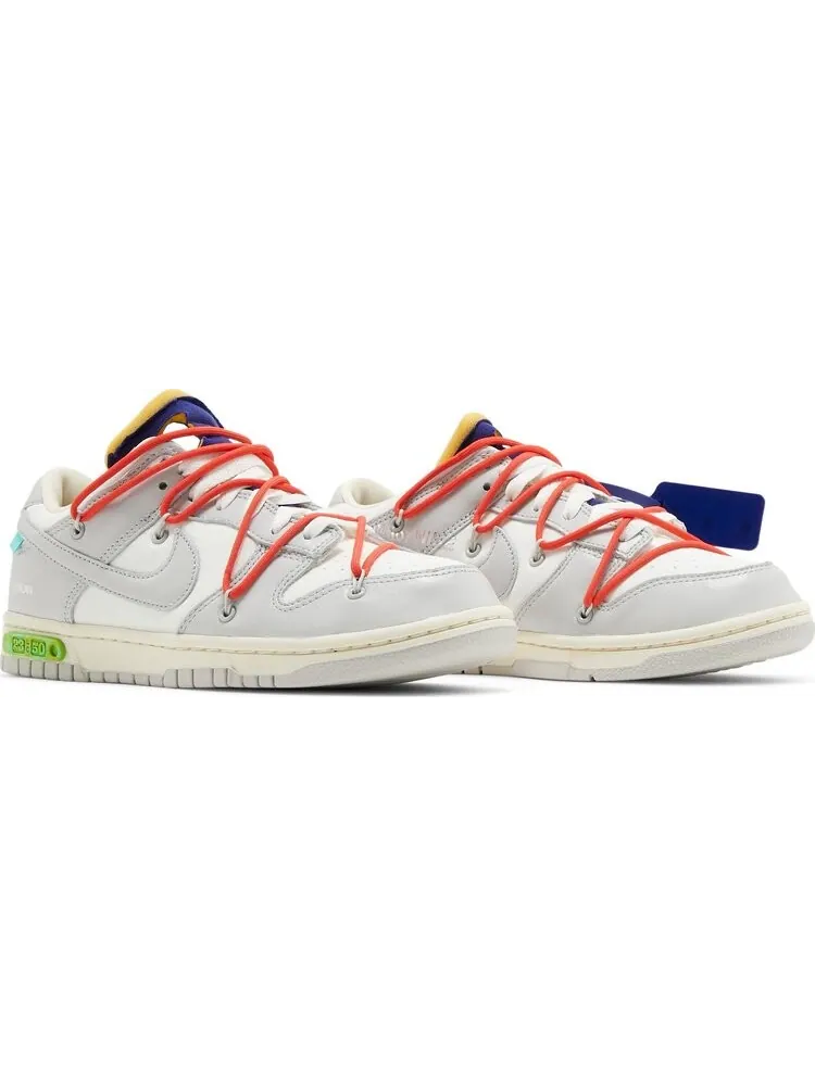 Кроссовки Nike Off-White x Dunk Low 'Lot 23 of 50' — изображение 8 из 8, белый