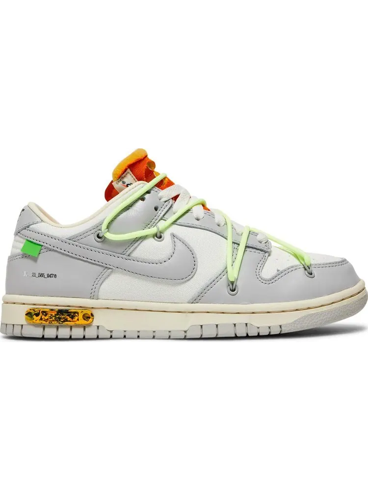 Кроссовки Nike Off-White x Dunk Low 'Lot 43 of 50' — изображение 1 из 8, белый