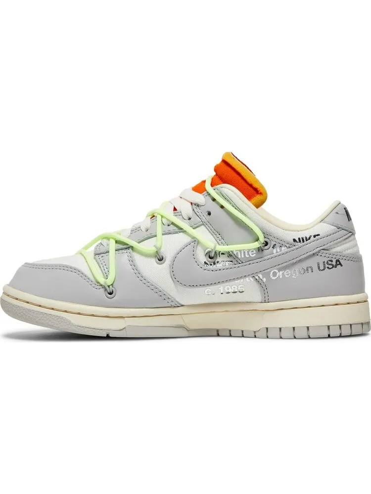 Кроссовки Nike Off-White x Dunk Low 'Lot 43 of 50' — изображение 3 из 8, белый