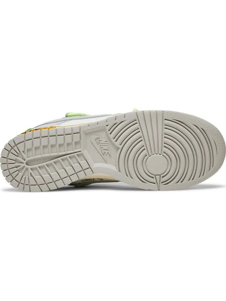 Кроссовки Nike Off-White x Dunk Low 'Lot 43 of 50' — изображение 4 из 8, белый