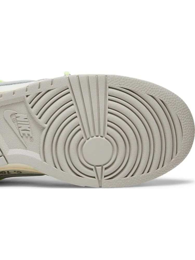 Кроссовки Nike Off-White x Dunk Low 'Lot 43 of 50' — изображение 5 из 8, белый