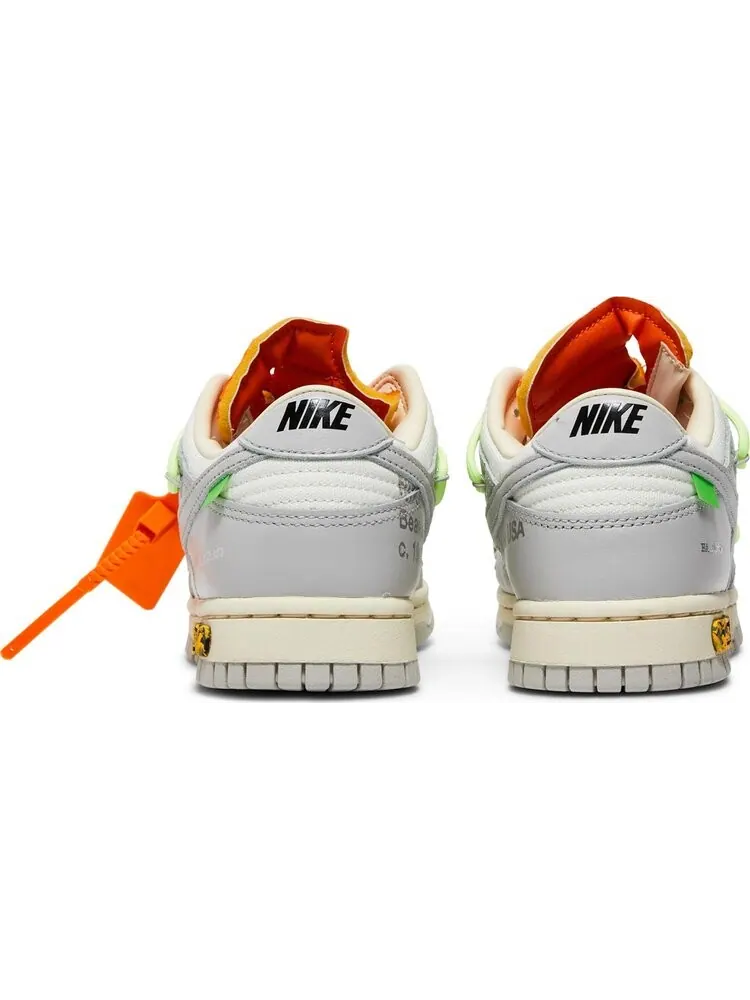 Кроссовки Nike Off-White x Dunk Low 'Lot 43 of 50' — изображение 6 из 8, белый