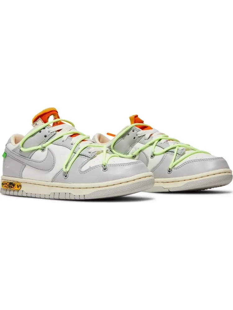 Кроссовки Nike Off-White x Dunk Low 'Lot 43 of 50' — изображение 8 из 8, белый
