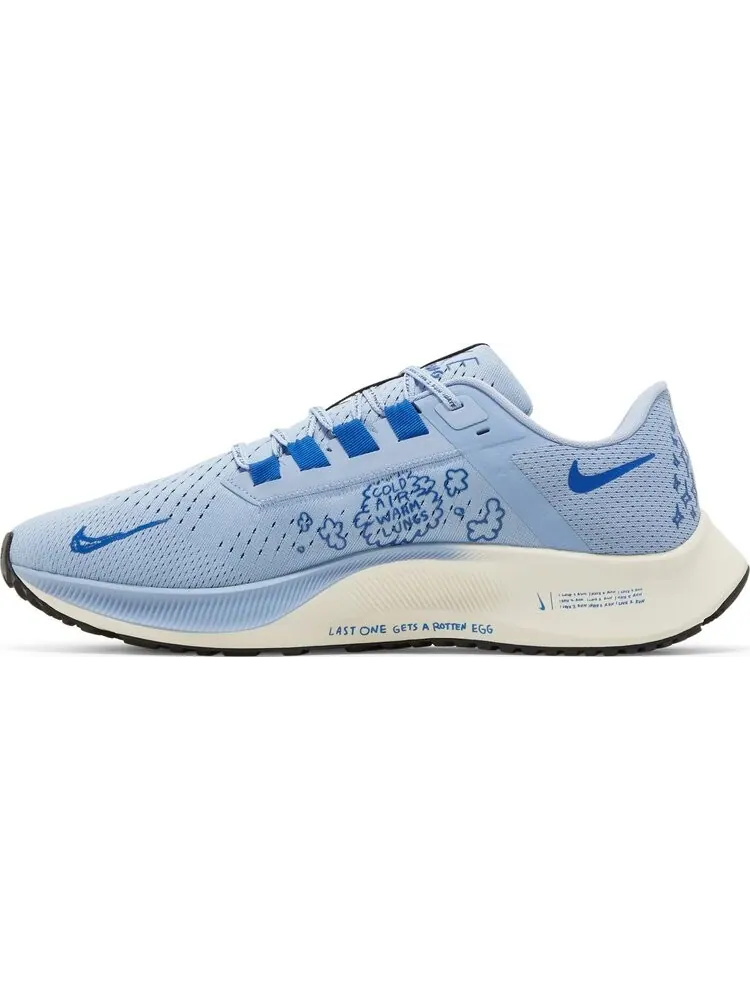 Кроссовки Nike Nathan Bell x Air Zoom Pegasus 38 A.I.R. 'Run To A Magical Place - Aluminum' — изображение 3 из 8, синий