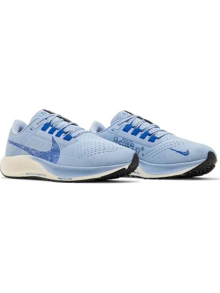 Кроссовки Nike Nathan Bell x Air Zoom Pegasus 38 A.I.R. 'Run To A Magical Place - Aluminum' — изображение 8 из 8, синий