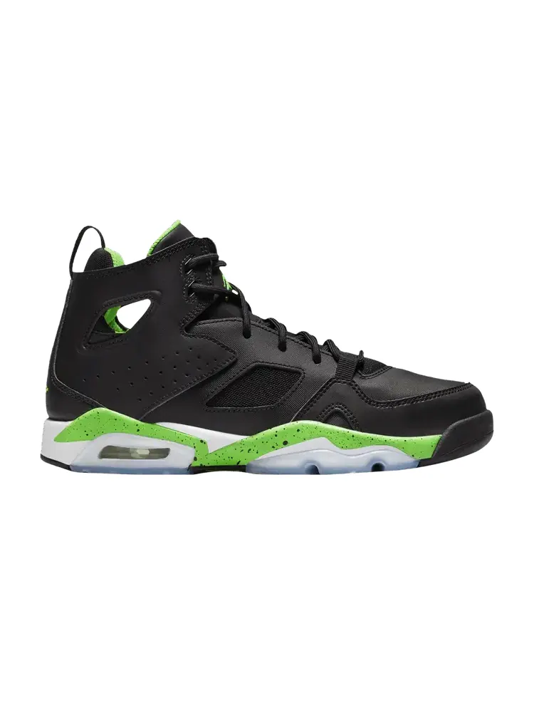 Кроссовки Air Jordan Jordan Flight Club 91 GS 'Black Green Strike' — изображение 1 из 1, черный/зеленый/белый