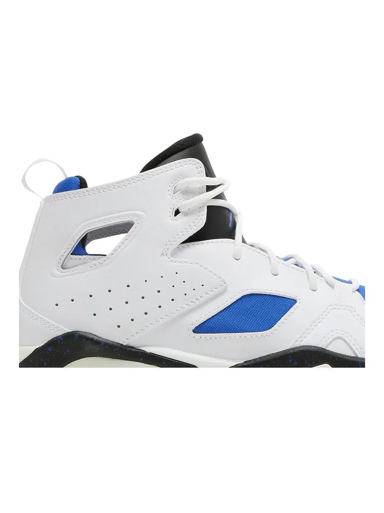 Кроссовки Air Jordan Jordan Flight Club 91 GS 'White Hyper Royal' — изображение 3 из 9, белый/черный