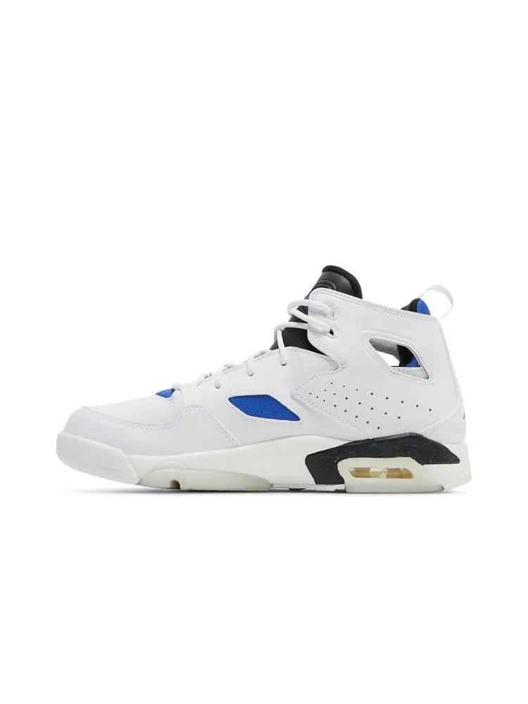Кроссовки Air Jordan Jordan Flight Club 91 GS 'White Hyper Royal' — изображение 4 из 9, белый/черный