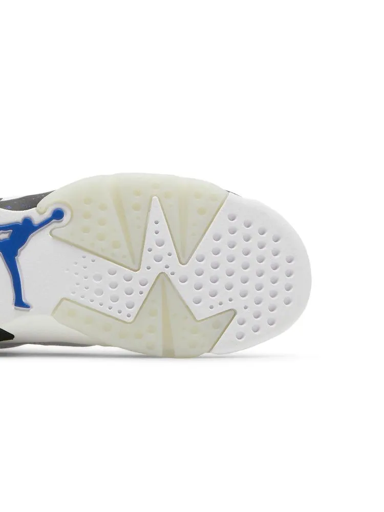 Кроссовки Air Jordan Jordan Flight Club 91 GS 'White Hyper Royal' — изображение 6 из 9, белый/черный