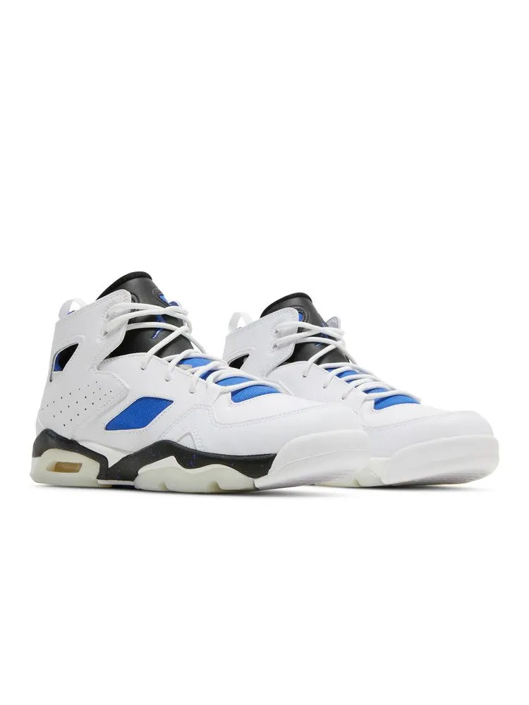 Кроссовки Air Jordan Jordan Flight Club 91 GS 'White Hyper Royal' — изображение 9 из 9, белый/черный