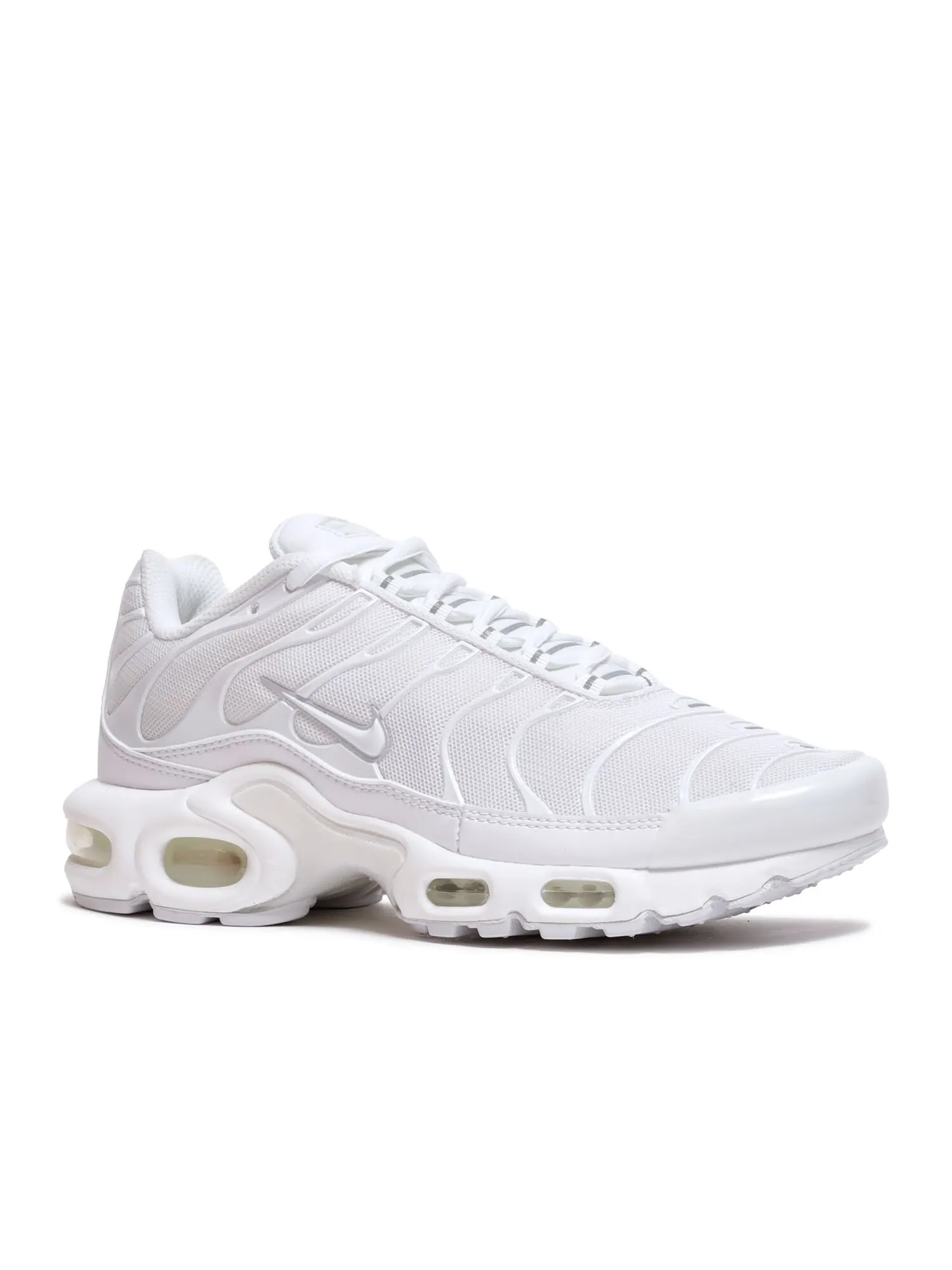 Женские кроссовки Nike Air Max Plus 'Triple White' — изображение 2 из 4, белый