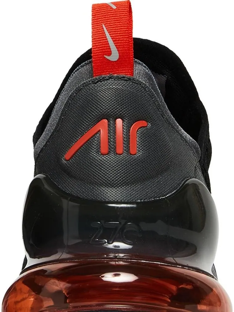 Кроссовки Nike Air Max 270 Essential 'Black Team Orange' — изображение 7 из 8, черный