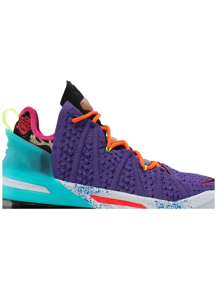 Кроссовки Nike LeBron 18 'Best Of 10–18' — изображение 2 из 8, фиолетовый