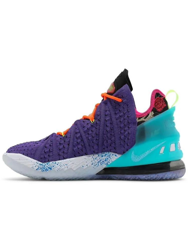 Кроссовки Nike LeBron 18 'Best Of 10–18' — изображение 3 из 8, фиолетовый