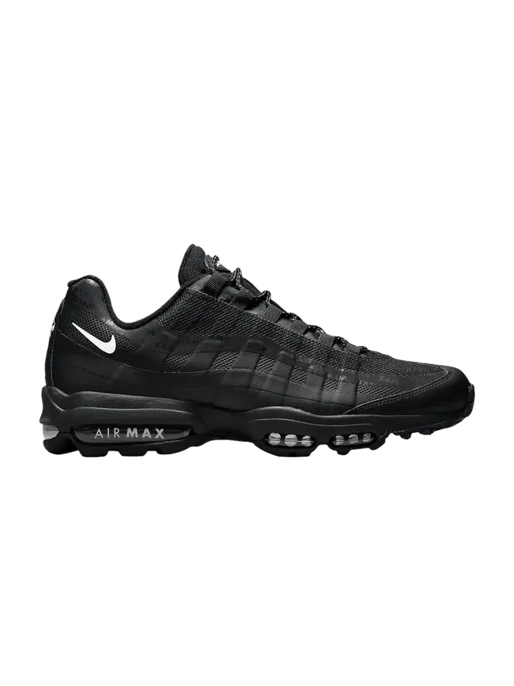 Кроссовки Nike Air Max 95 Ultra 'Black White' — изображение 1 из 1, черный/белый