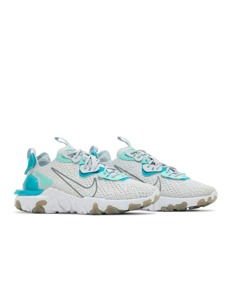 Кроссовки Nike React Vision 'Aquamarine' — изображение 9 из 9, платиновый///серый