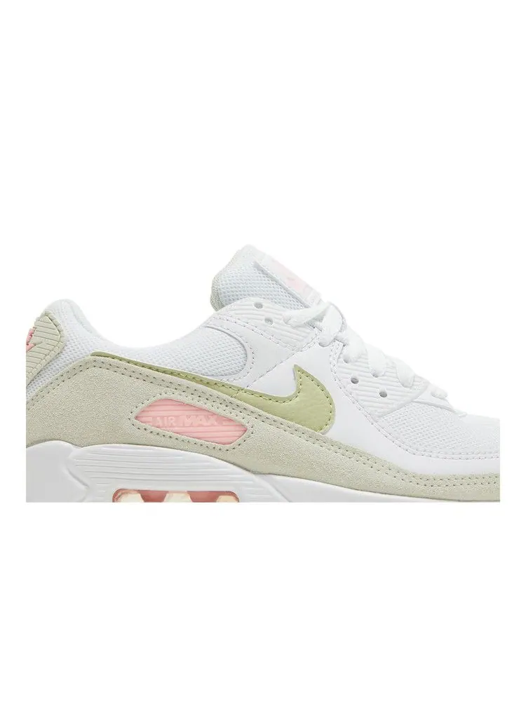 Кроссовки Nike Wmns Air Max 90 'White Light Olive Pink' — изображение 3 из 9