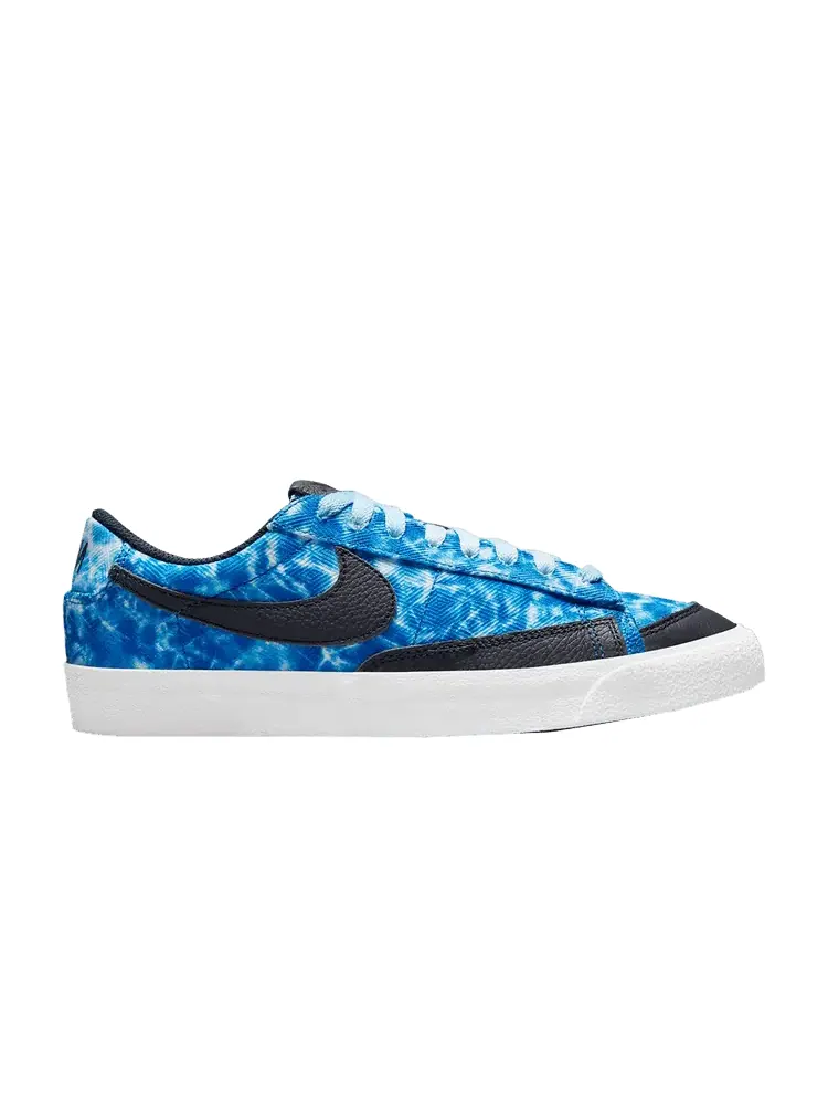 Кроссовки Nike Wmns Blazer Low '77 'Acid Wash' — изображение 1 из 1, черный/белый