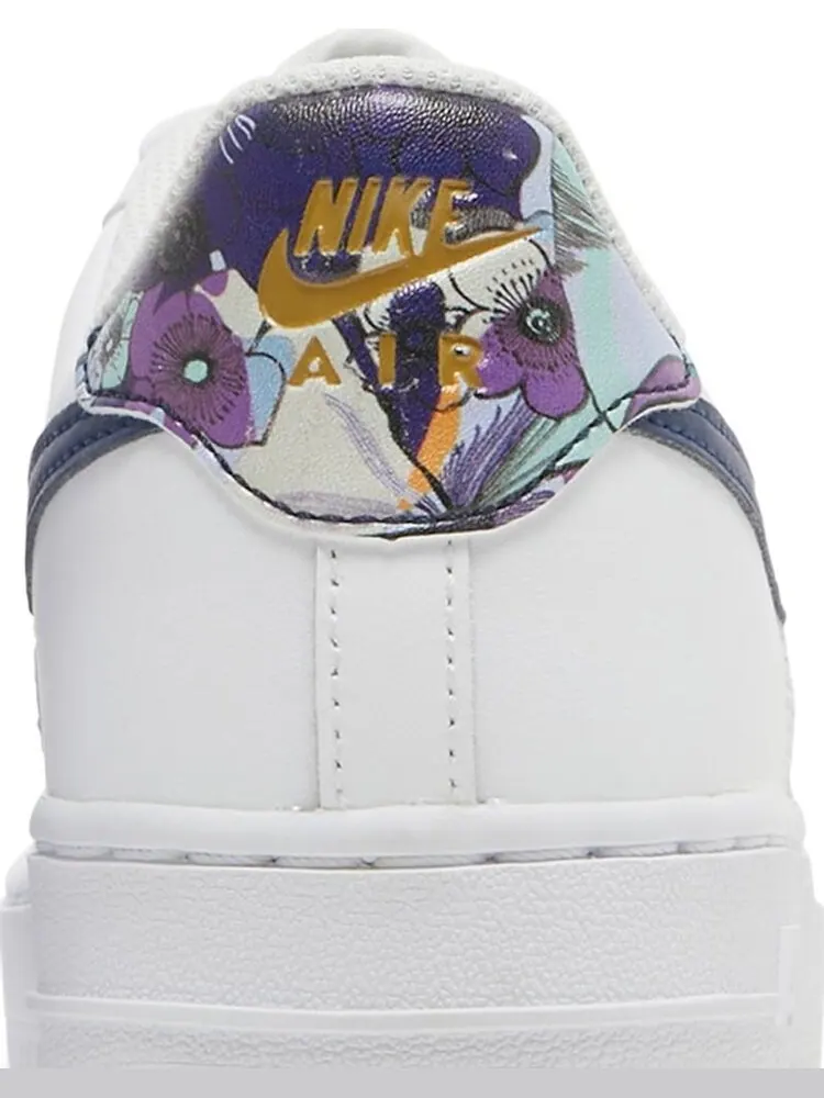 Кроссовки Nike Air Force 1 Low LV8 GS 'White Floral' — изображение 7 из 8, белый