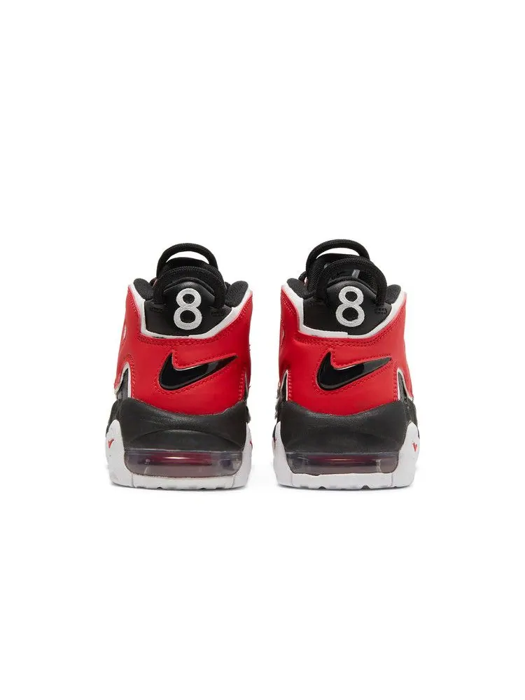 Кроссовки Nike Air More Uptempo GS 'Black University Red' — изображение 7 из 9, черный/красный/белый