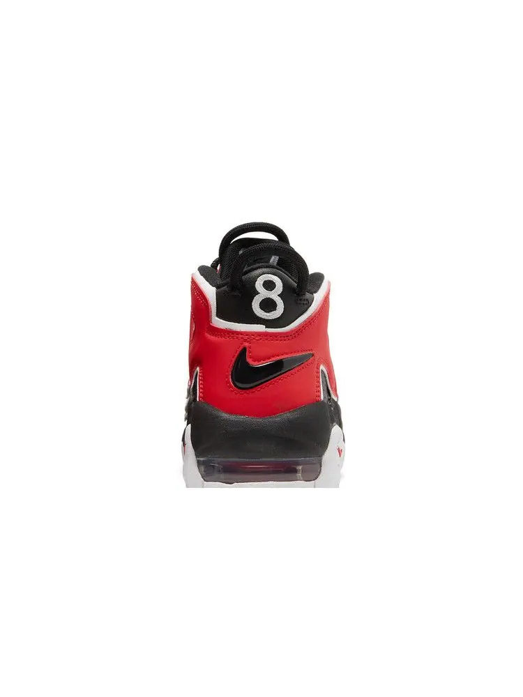 Кроссовки Nike Air More Uptempo GS 'Black University Red' — изображение 8 из 9, черный/красный/белый