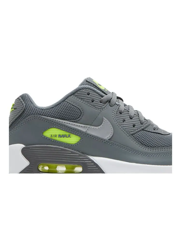 Кроссовки Nike Air Max 90 GS 'Smoke Grey Volt' — изображение 3 из 9, серый/серебристый