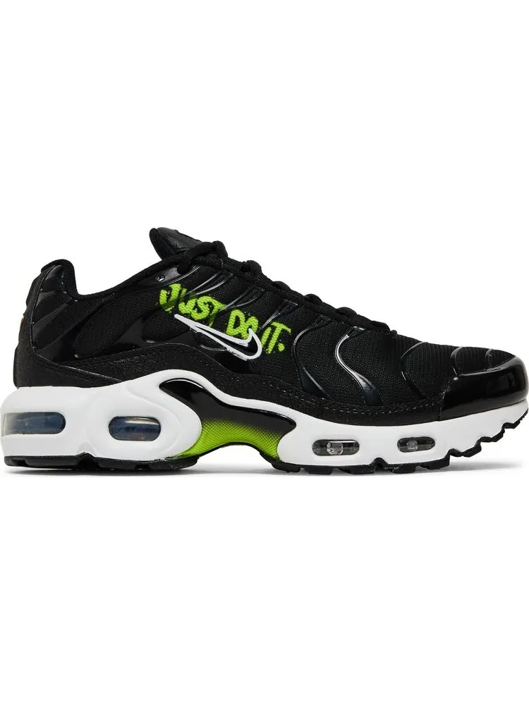 Кроссовки Nike Air Max Plus 1 GS 'Black Volt' — изображение 1 из 8, черный