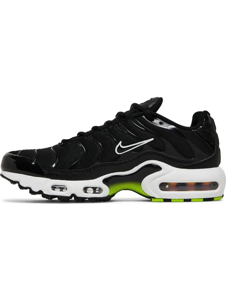 Кроссовки Nike Air Max Plus 1 GS 'Black Volt' — изображение 3 из 8, черный