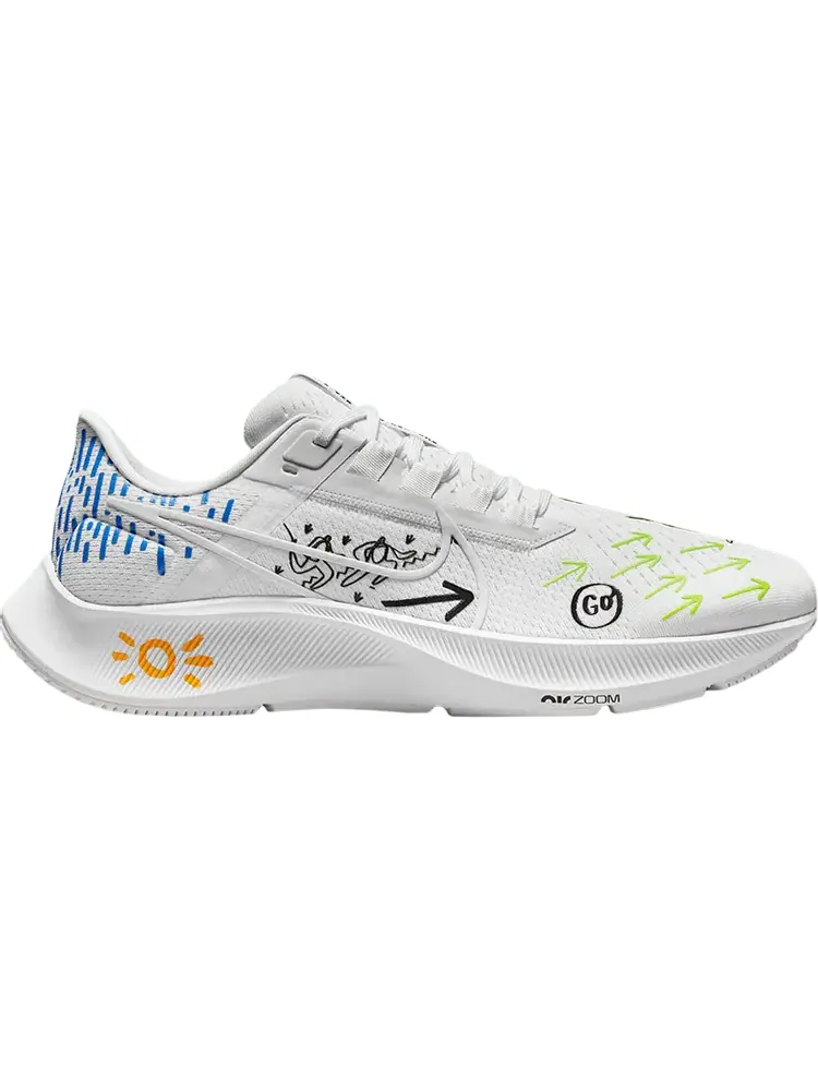 Кроссовки Nike Joy Yamusangie x Air Zoom Pegasus 38 'Running Thoughts - White' — изображение 1 из 1, белый