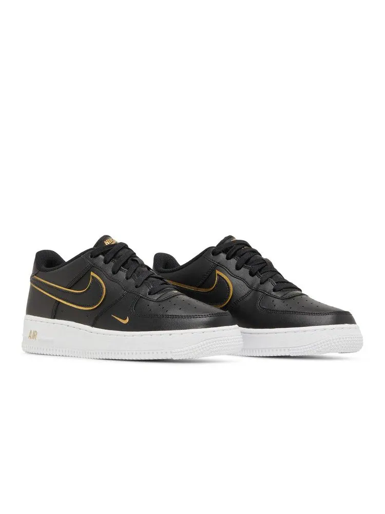 Кроссовки Nike Air Force 1 LV8 GS 'Black Metallic Gold' — изображение 9 из 9