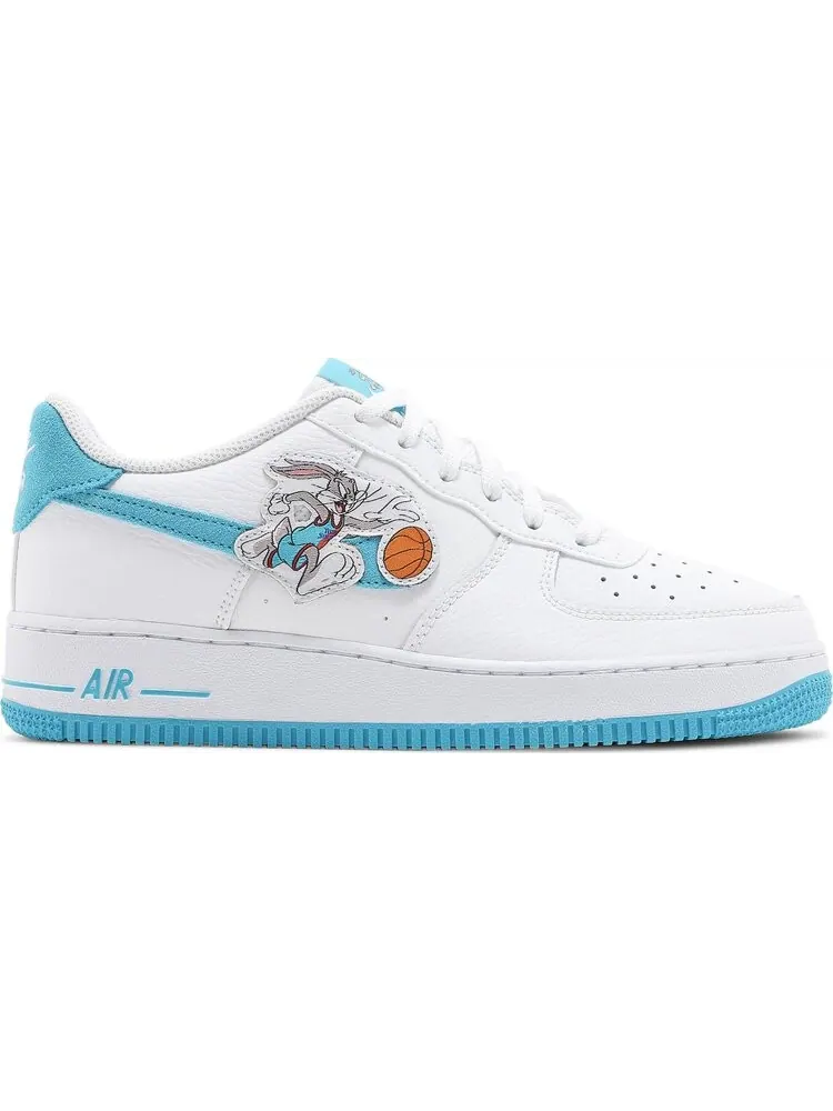 Кроссовки Nike Space Jam x Air Force 1 '07 GS 'Hare' — изображение 1 из 8, белый