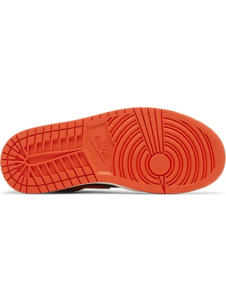 Кроссовки Air Jordan 1 Mid SE 'Rush Orange' — изображение 4 из 8, оранжевый