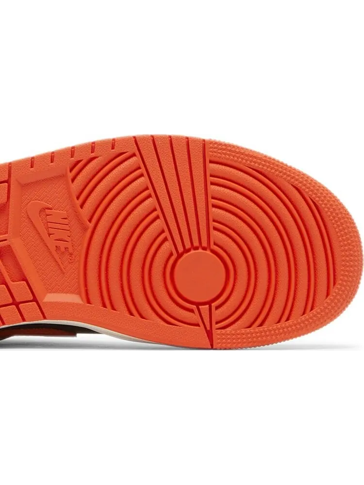 Кроссовки Air Jordan 1 Mid SE 'Rush Orange' — изображение 5 из 8, оранжевый