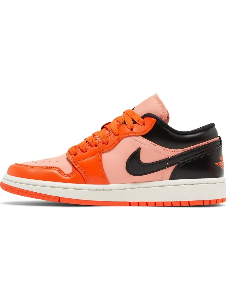 Кроссовки Wmns Air Jordan 1 Low SE Rush Orange Black — изображение 3 из 8, оранжевый