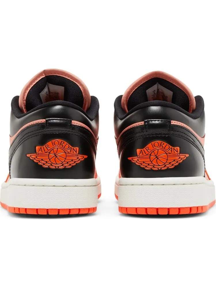 Кроссовки Wmns Air Jordan 1 Low SE Rush Orange Black — изображение 6 из 8, оранжевый