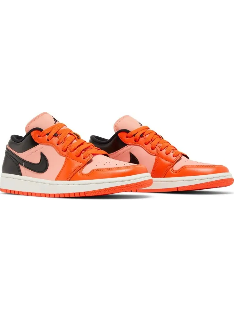 Кроссовки Wmns Air Jordan 1 Low SE Rush Orange Black — изображение 8 из 8, оранжевый