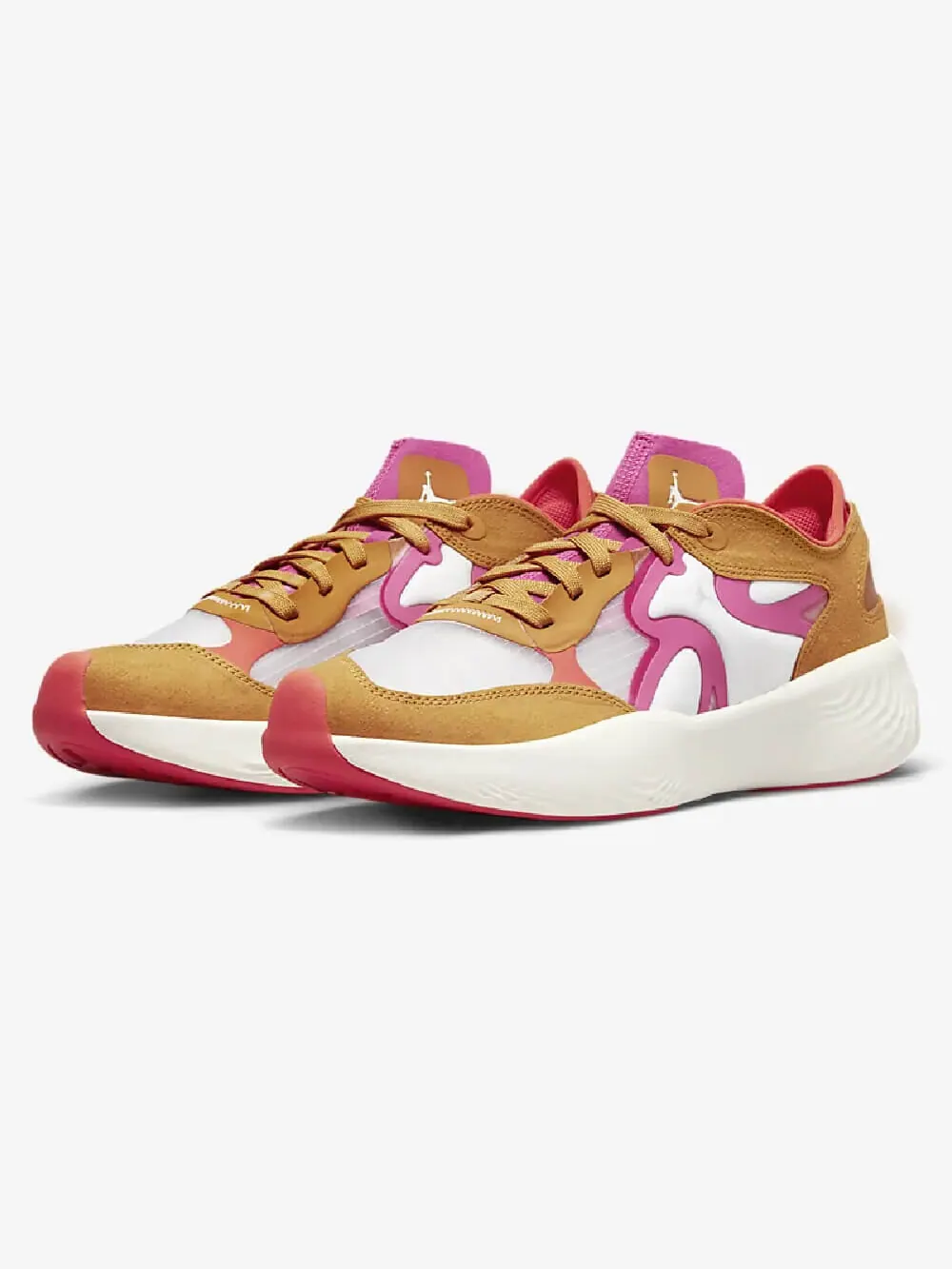 Кроссовки Nike Air Jordan Delta 3 Low — изображение 2 из 8, белый/оранжевый/розовый