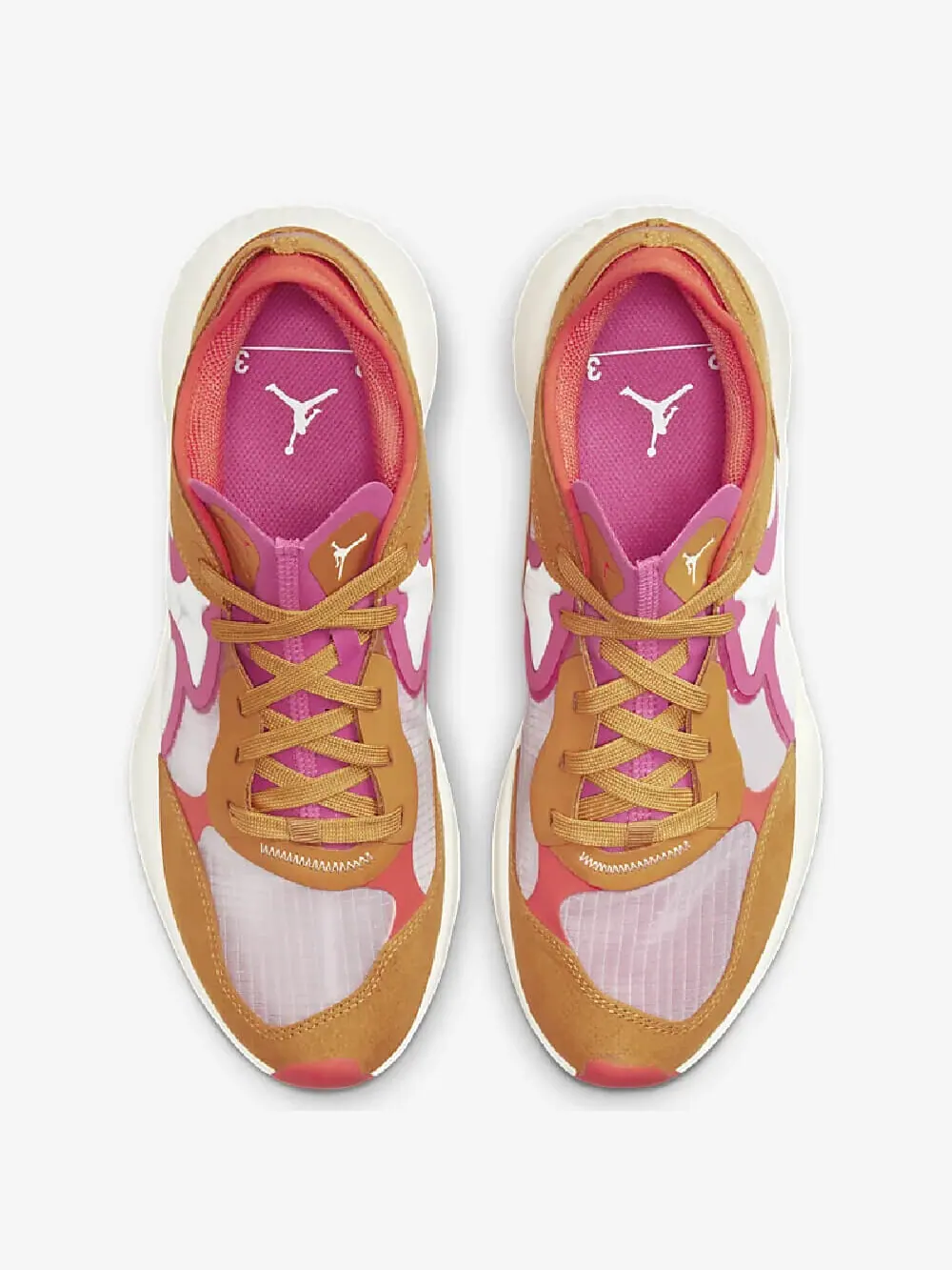 Кроссовки Nike Air Jordan Delta 3 Low — изображение 3 из 8, белый/оранжевый/розовый
