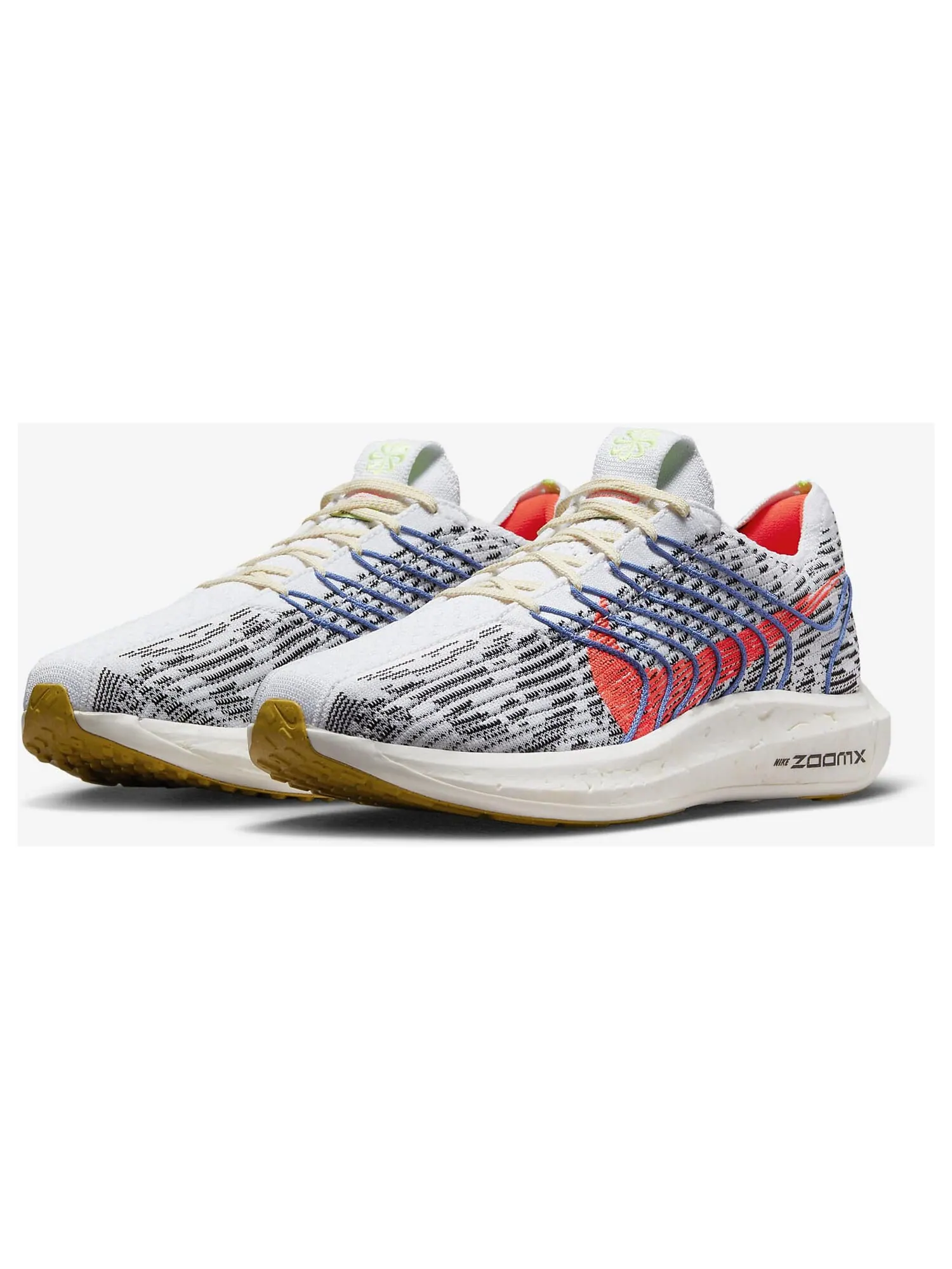Кроссовки Nike Pegasus Turbo Next Nature — изображение 2 из 7, платина/черный/красный