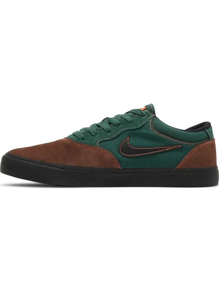 Кроссовки Nike Chron 2 SB 'Light Chocolate Noble Green' — изображение 3 из 8, зеленый