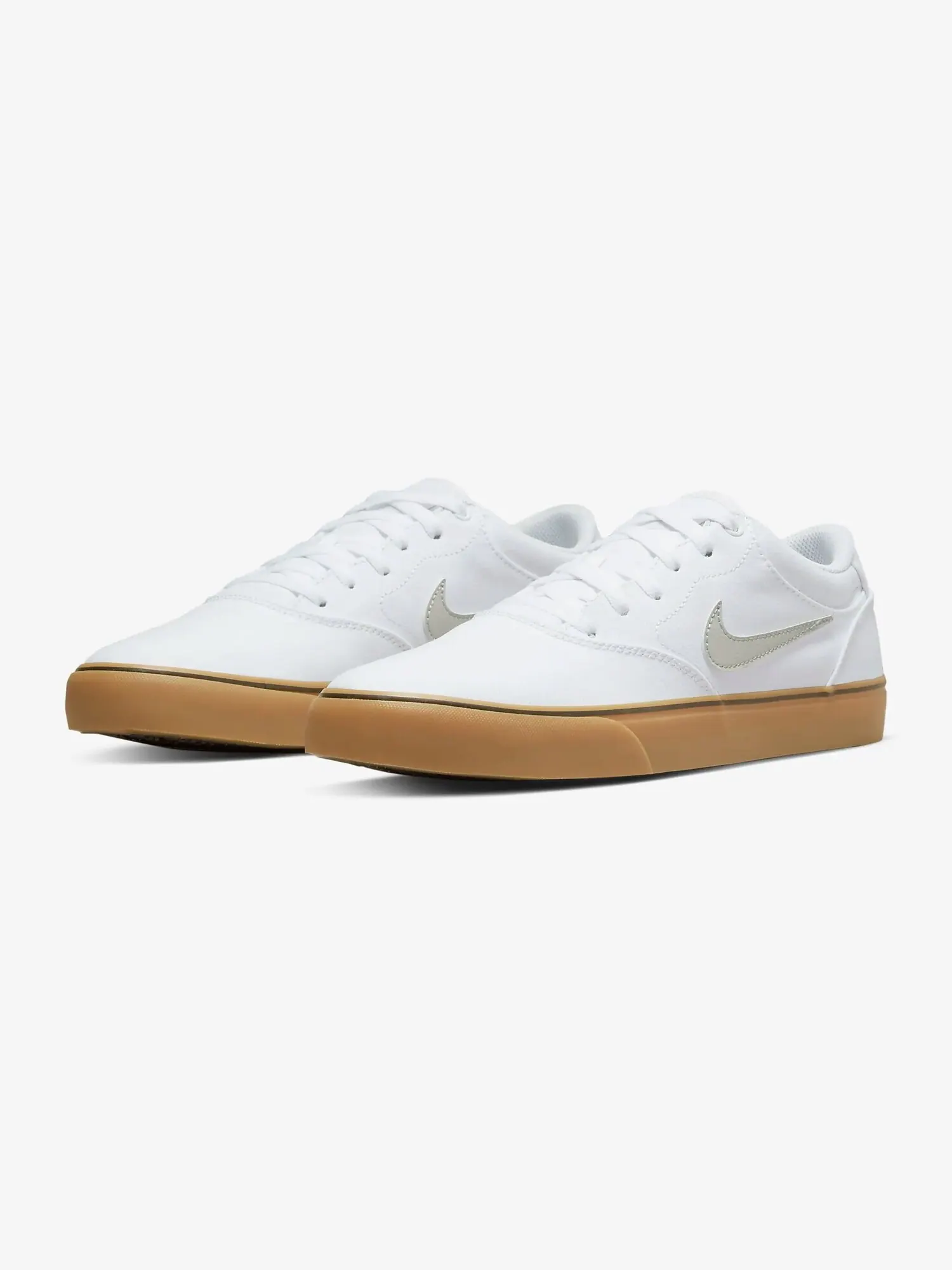 Кроссовки Nike Chron 2 Canvas SB 'White Gum' — изображение 2 из 8, белый