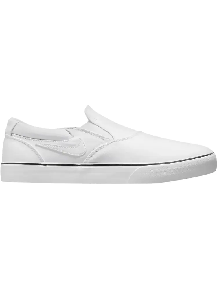 Кроссовки Nike Chron 2 Slip SB 'Triple White' — изображение 1 из 1, белый